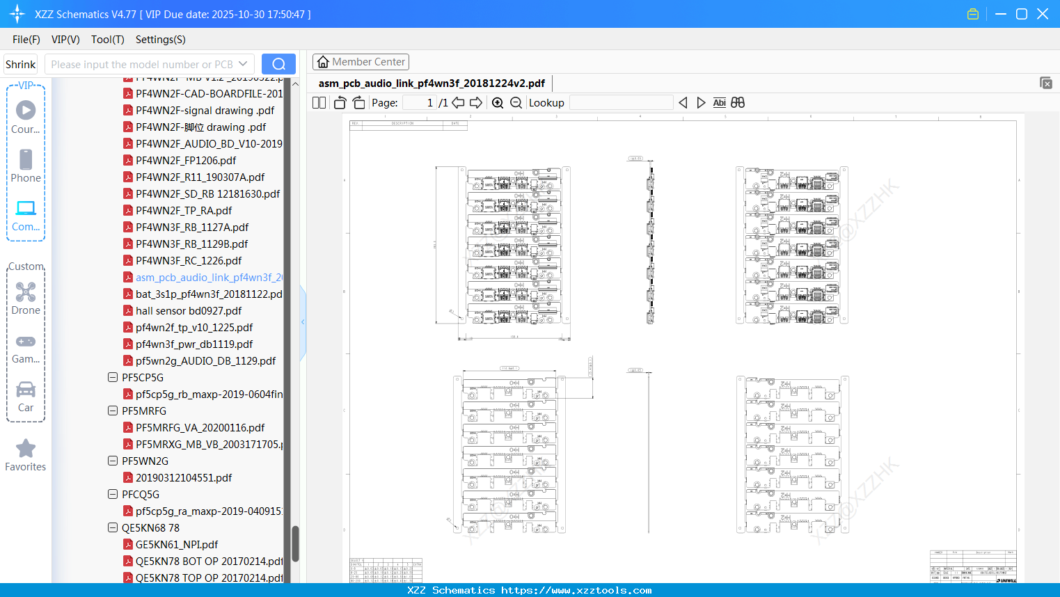 Laptop Mechrevo Asm_pcb_audio_link_pf4wn3f_20181224v2